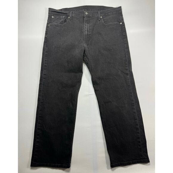Levi's 569 Men's Loose Straight Fit Black Denim Jeans - Size 38x30 (39x28.5) - Picture 1 of 5